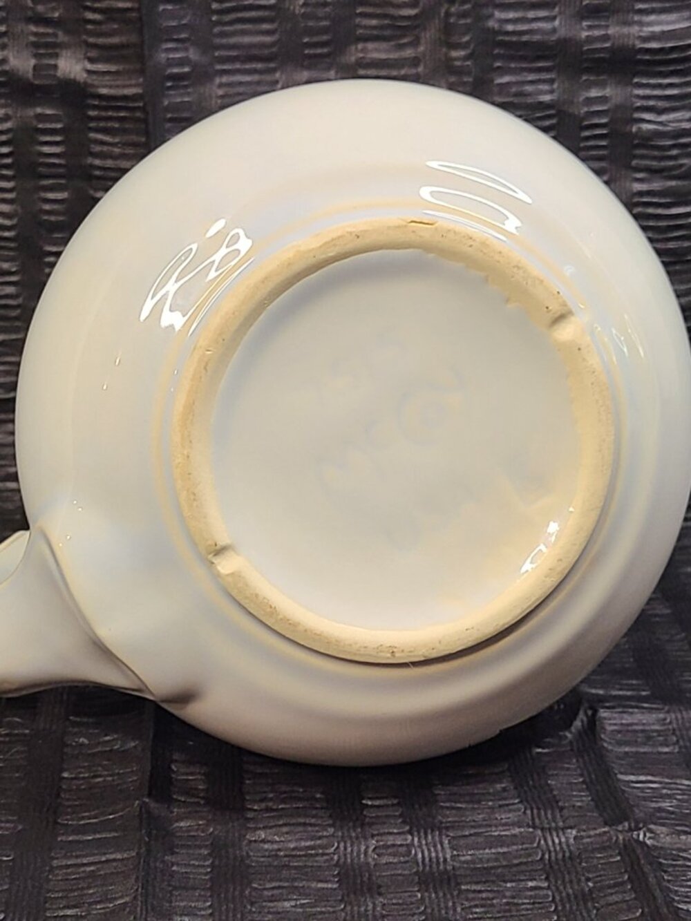 McCoy Vintage Ceramic Pottery Strawberry White Pitcher 7515 7.5"H - Picture 9 of 11